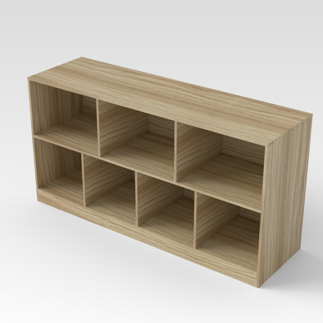 Country Oak Desktop Hutch