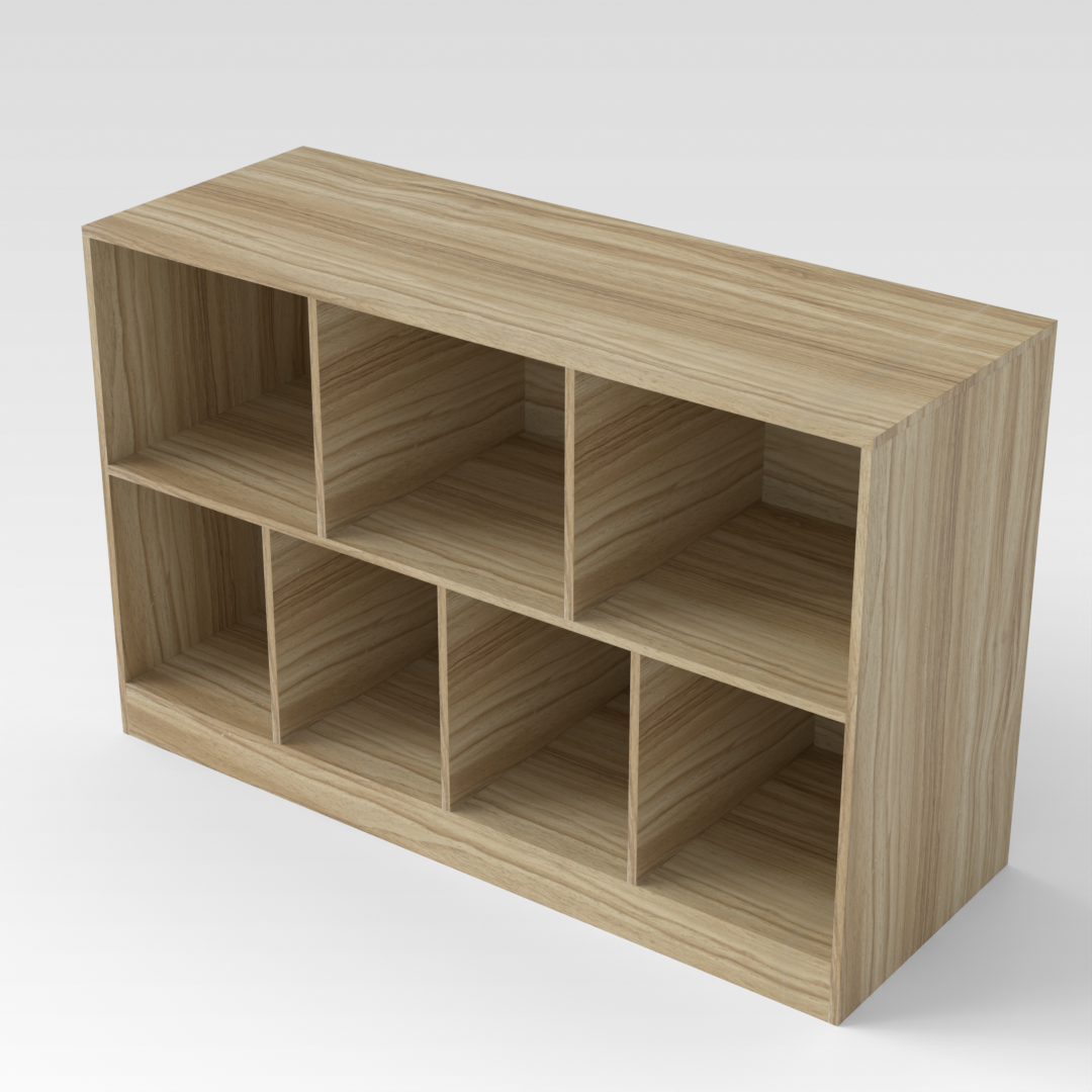 Country Oak Desktop Hutch
