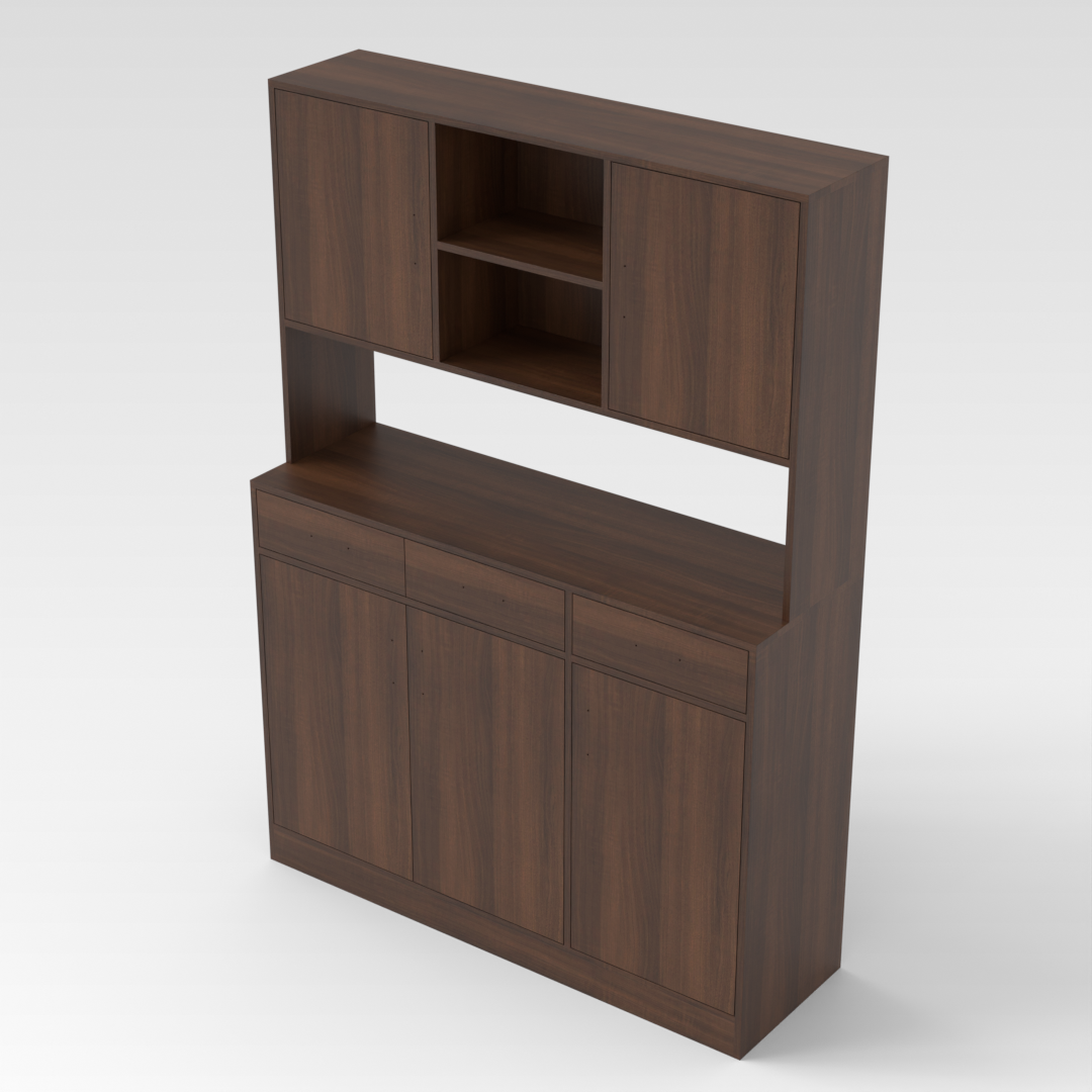 Prairie Oak Shoe Cabinet