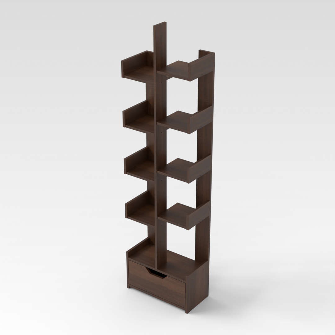 Prairie Oak Bookshelf