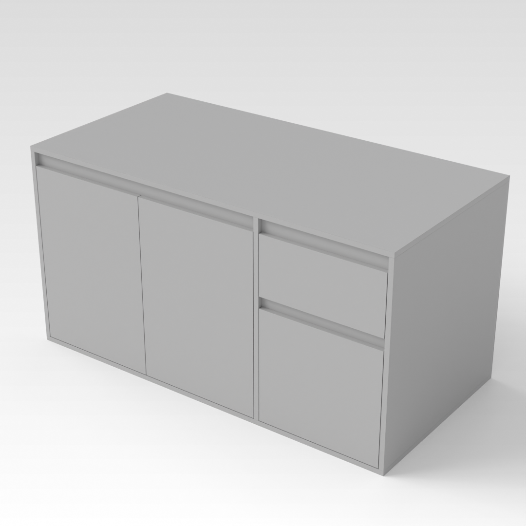 Light Gray Shoe Cabinet