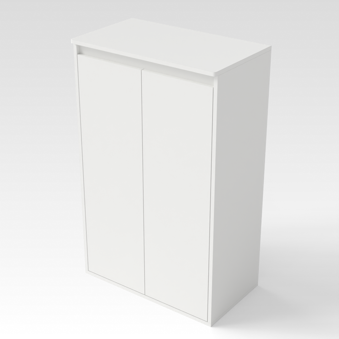 Warm White Shoe Cabinet