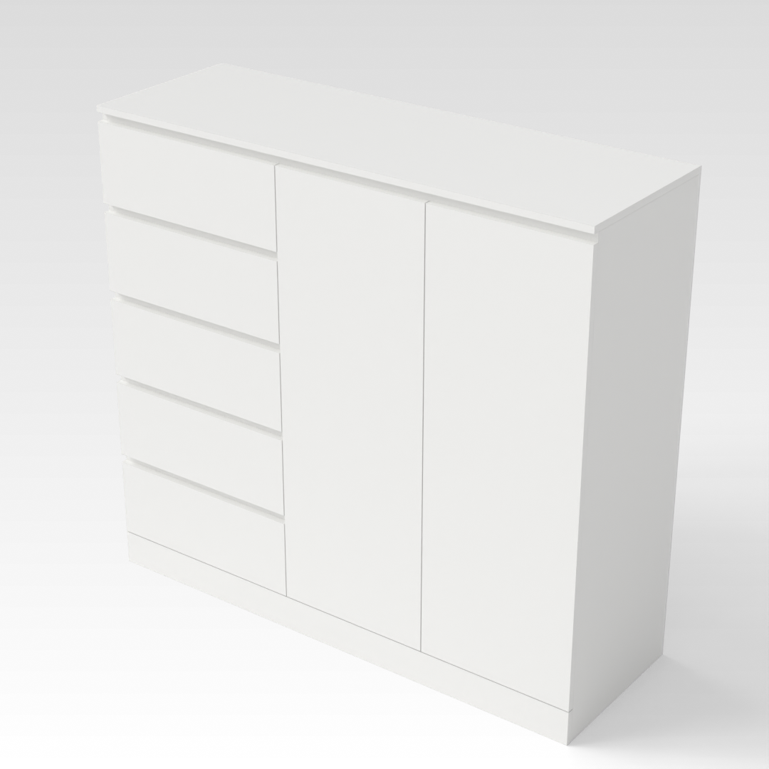 Warm White Dresser