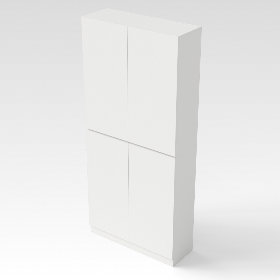 Warm White Shoe Cabinet