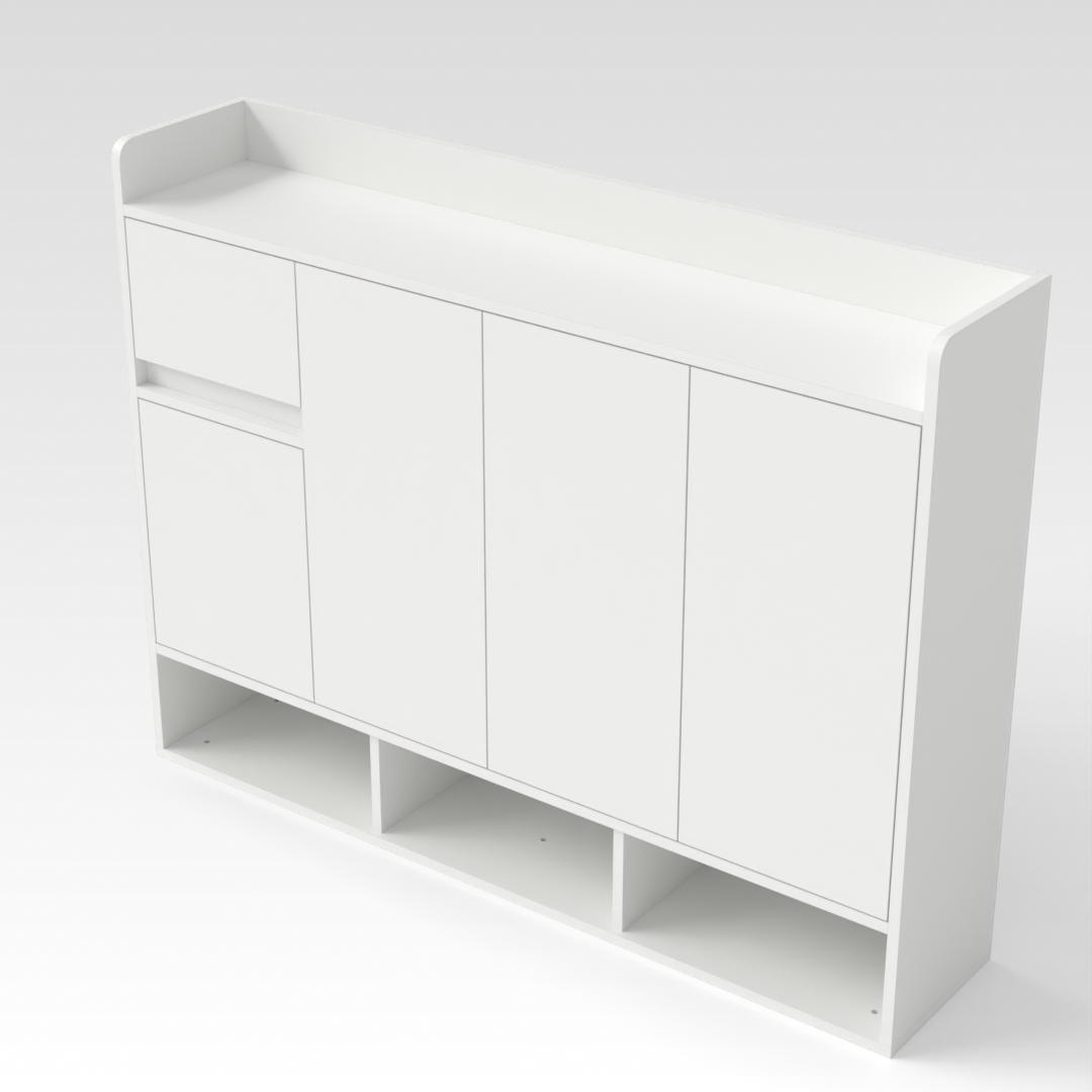 Warm White Bookshelf