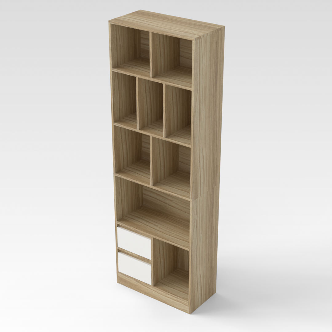 Country Oak Bookcase