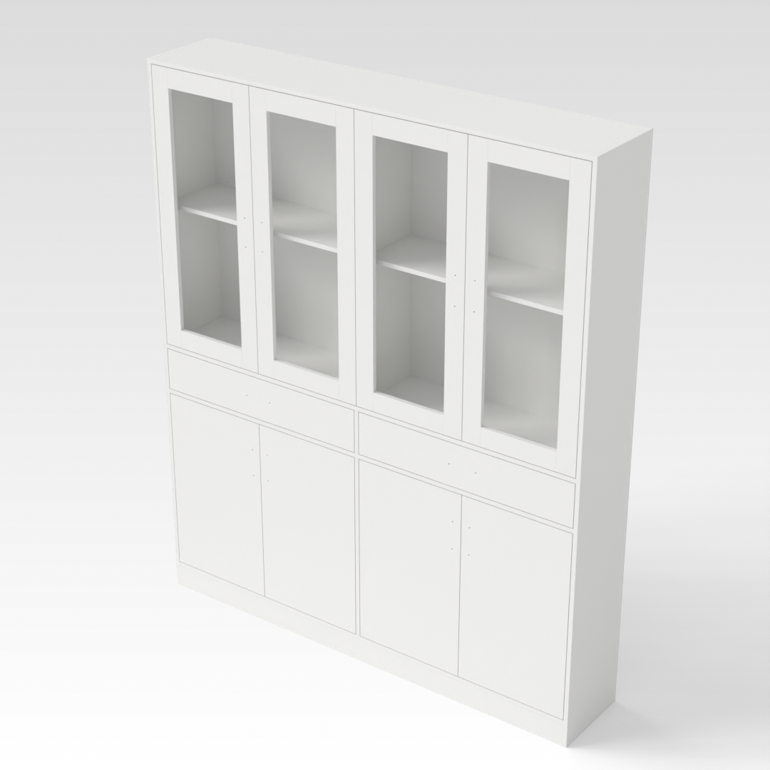 Warm White Bookcase