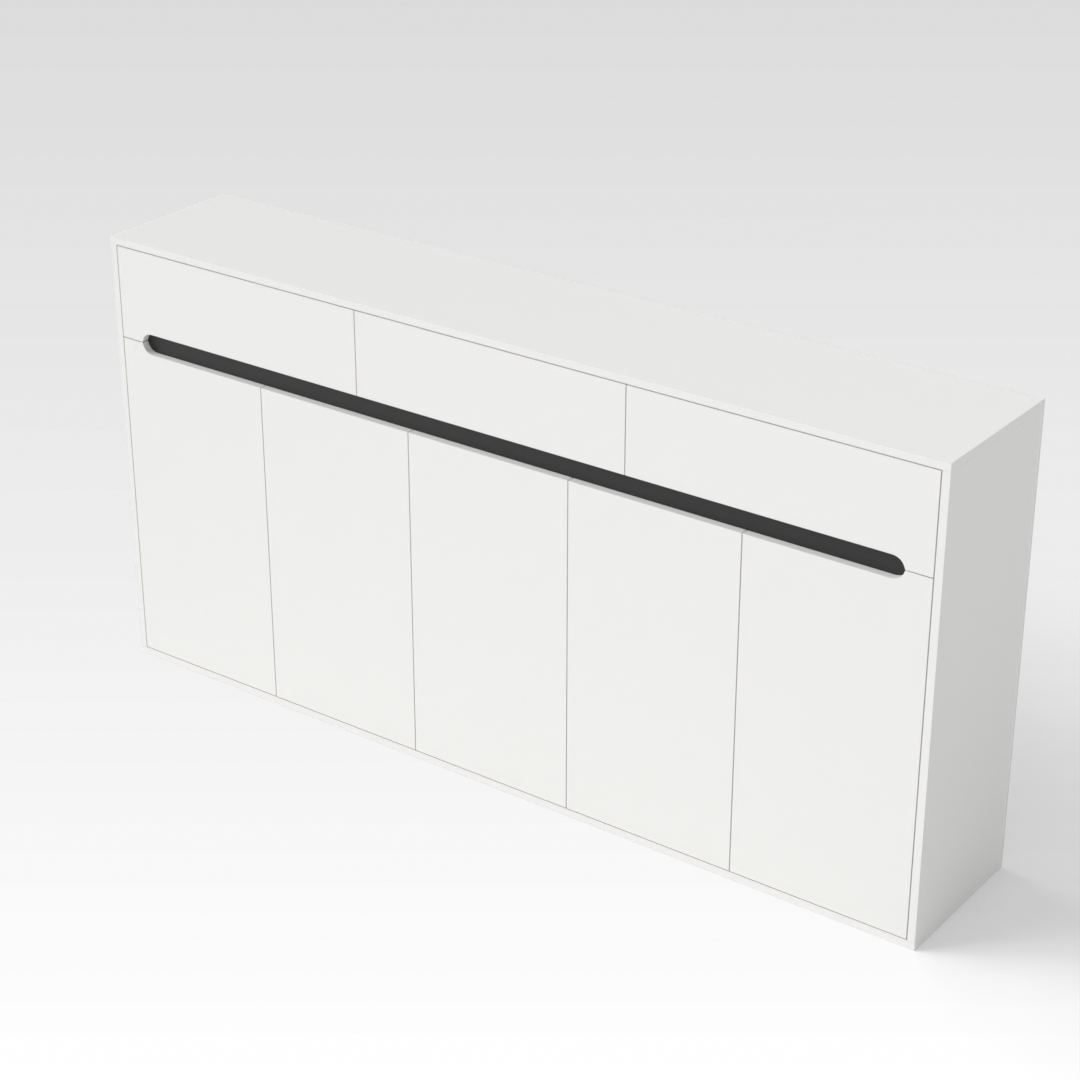 Warm White Shoe Cabinet