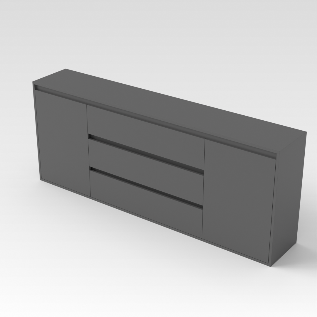 Sky Gray Sideboard