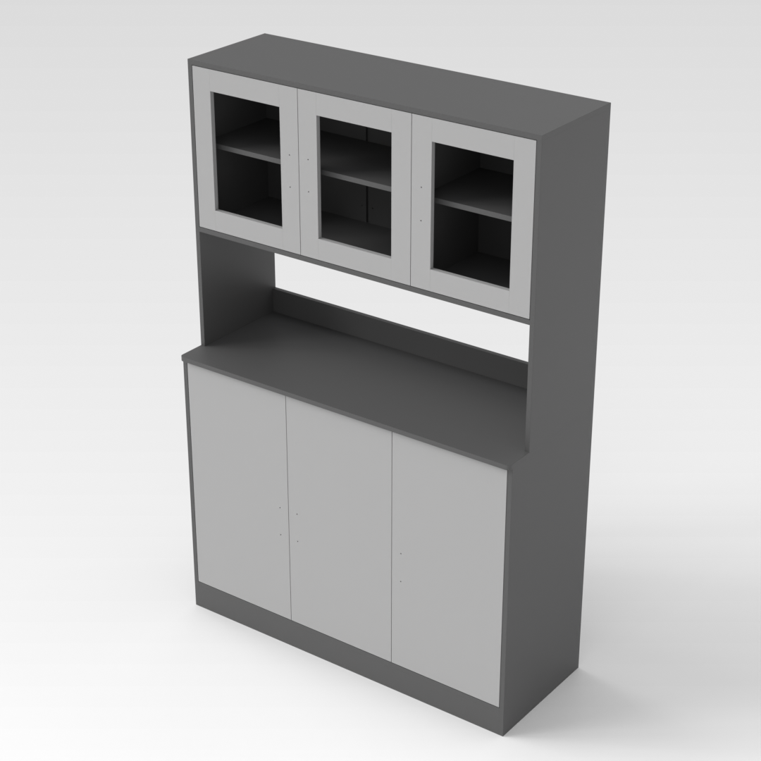 Sky Gray & Light Gray Vanity