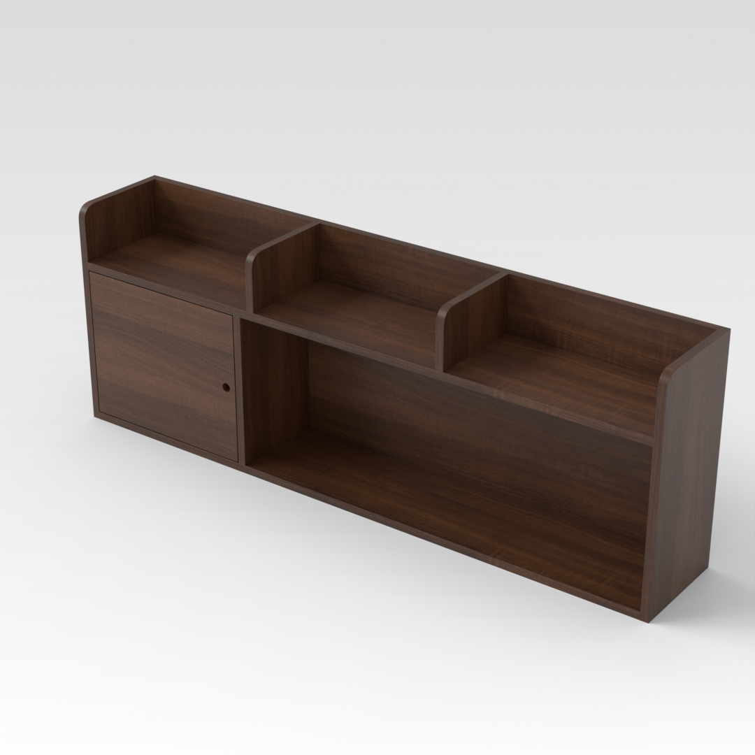 Prairie Oak Bookshelf