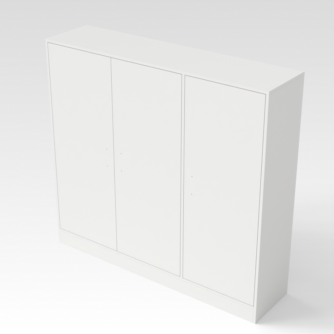 Warm White Shoe Cabinet