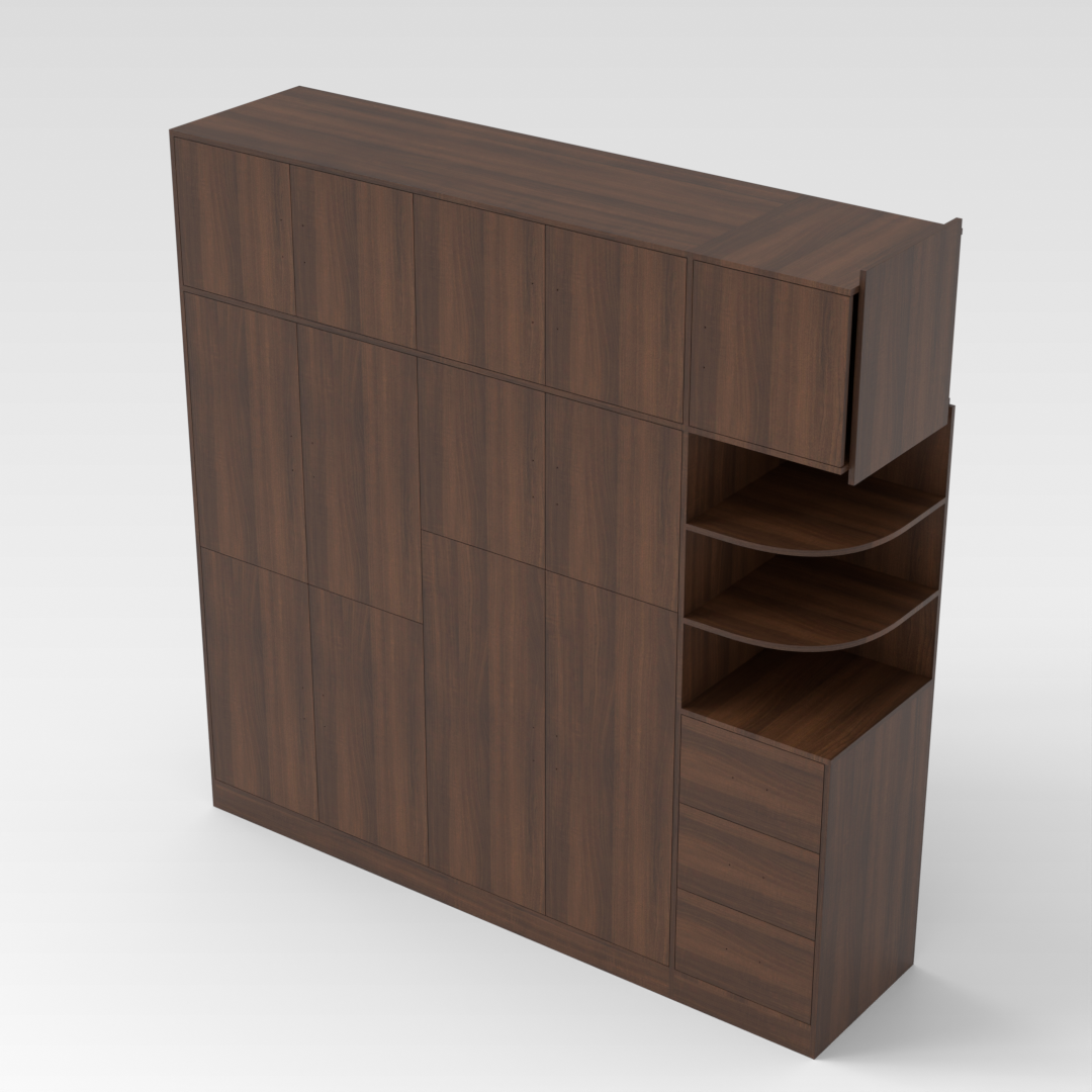 Prairie Oak Wardrobe