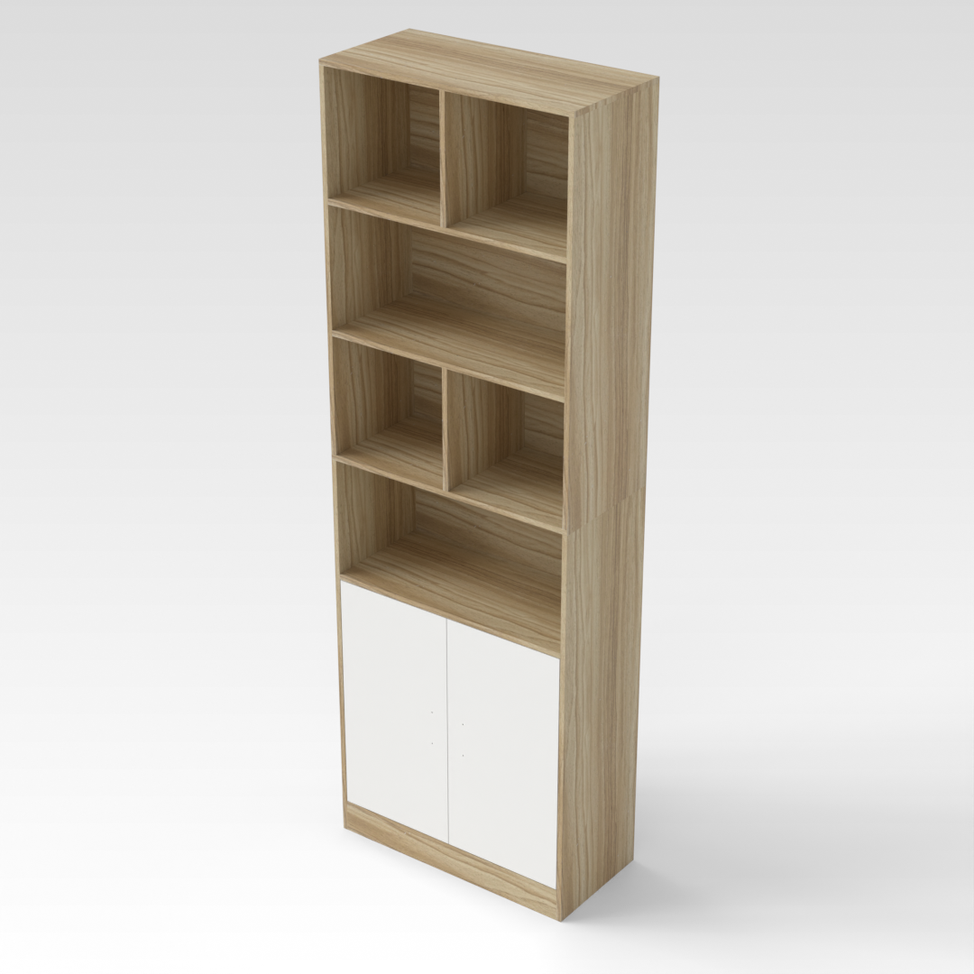 Country Oak & Warm White Vanity