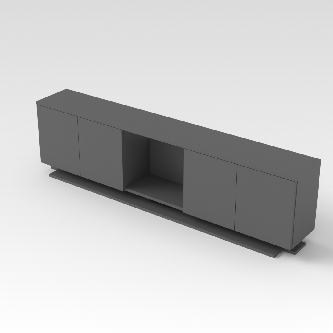 Sky Gray TV Stand