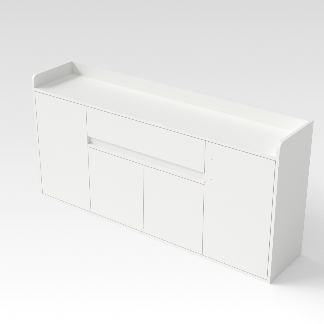Warm White Shoe Cabinet