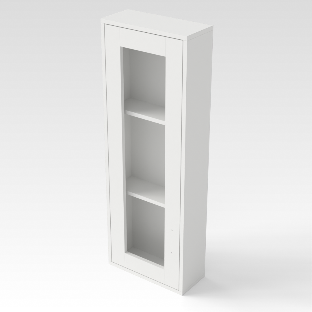 Warm White Storage Rack