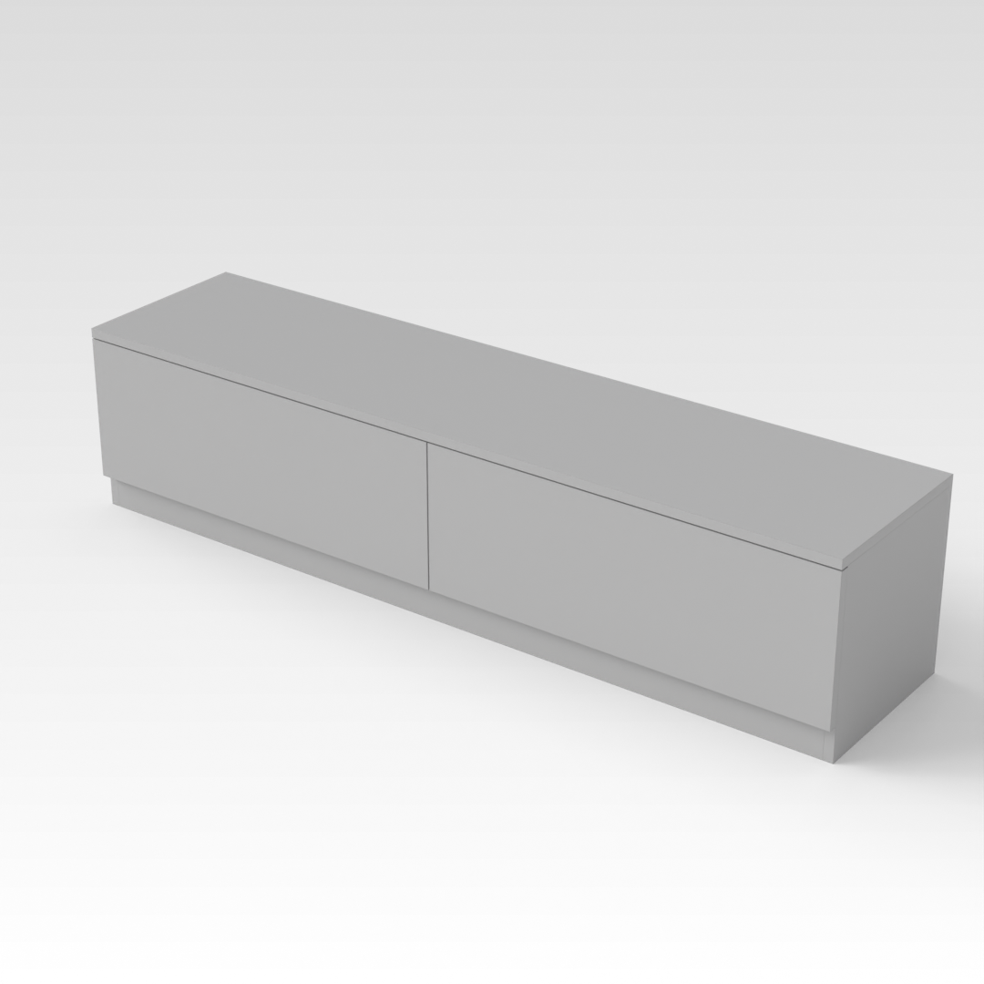 Light Gray Shoe Cabinet