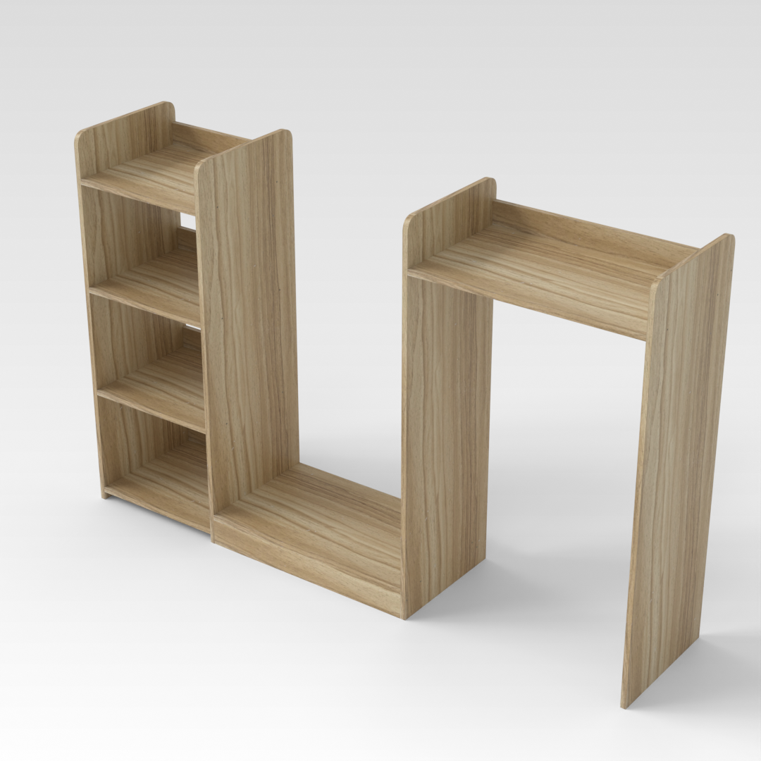 Country Oak Bookshelf