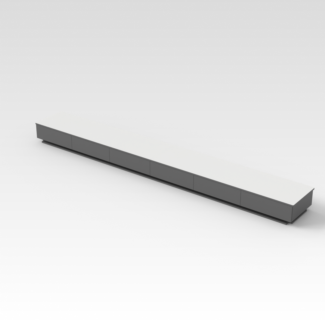 Sky Gray TV Stand