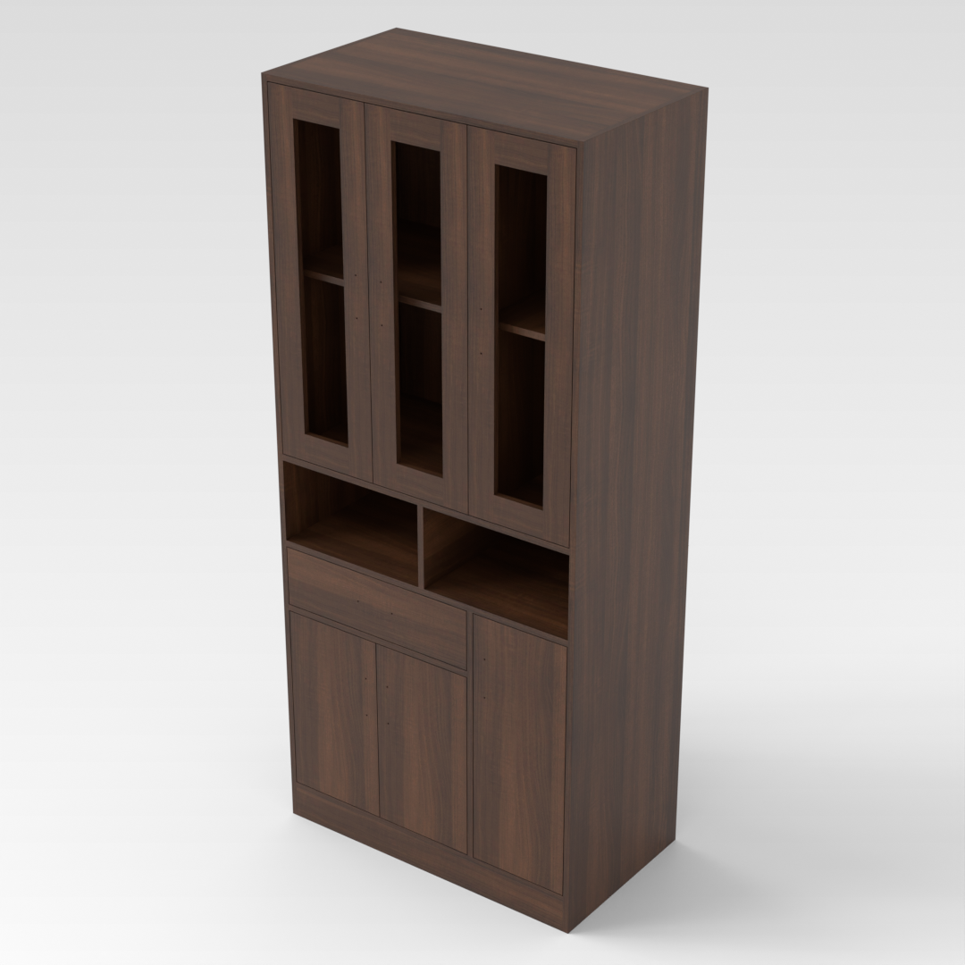 Prairie Oak Shoe Cabinet