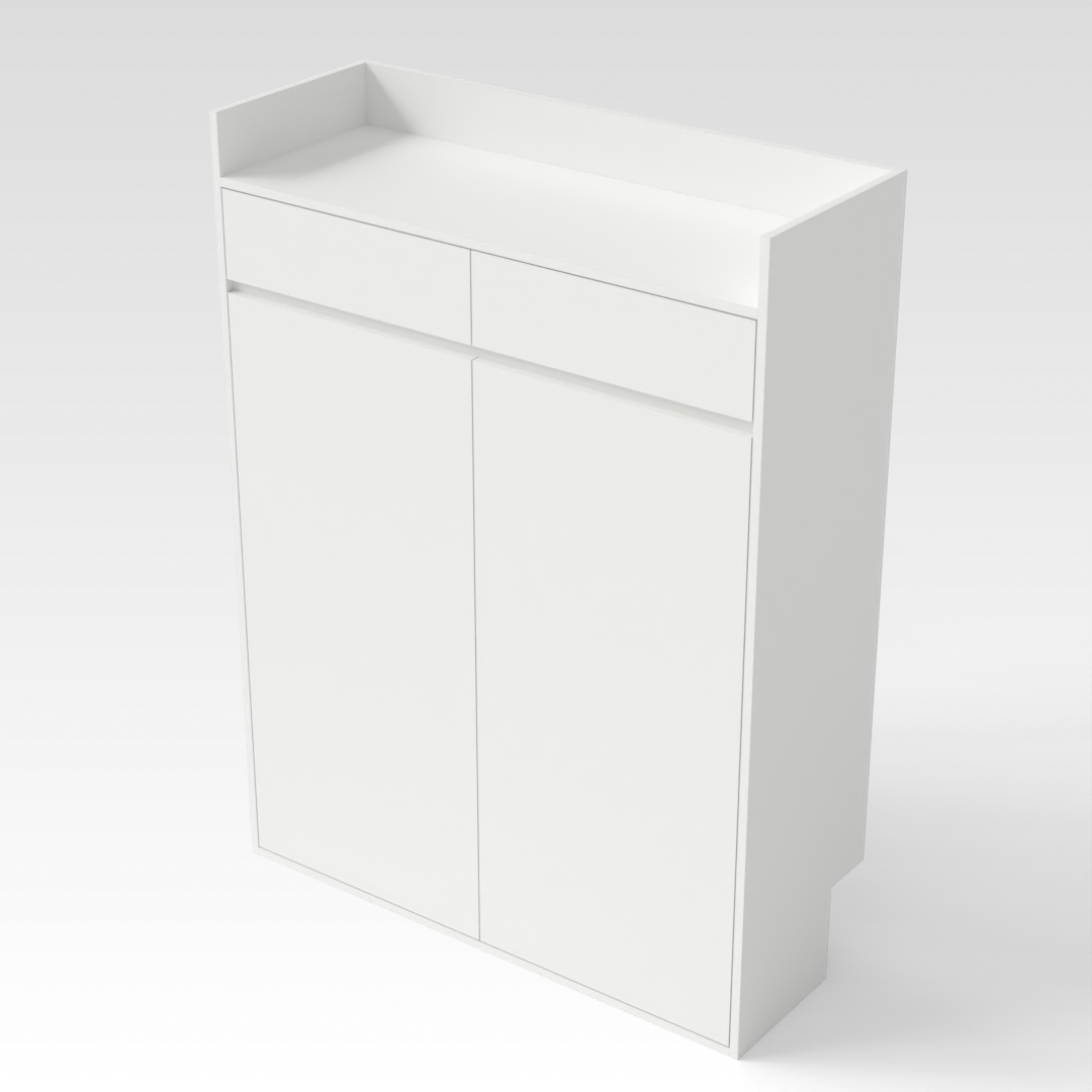 Warm White Bookcase