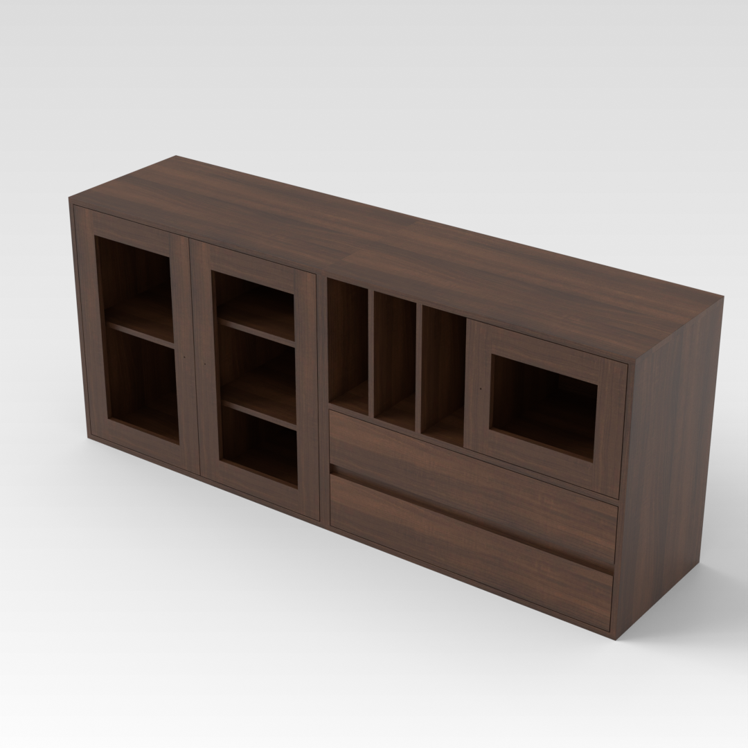 Prairie Oak File Cabinet