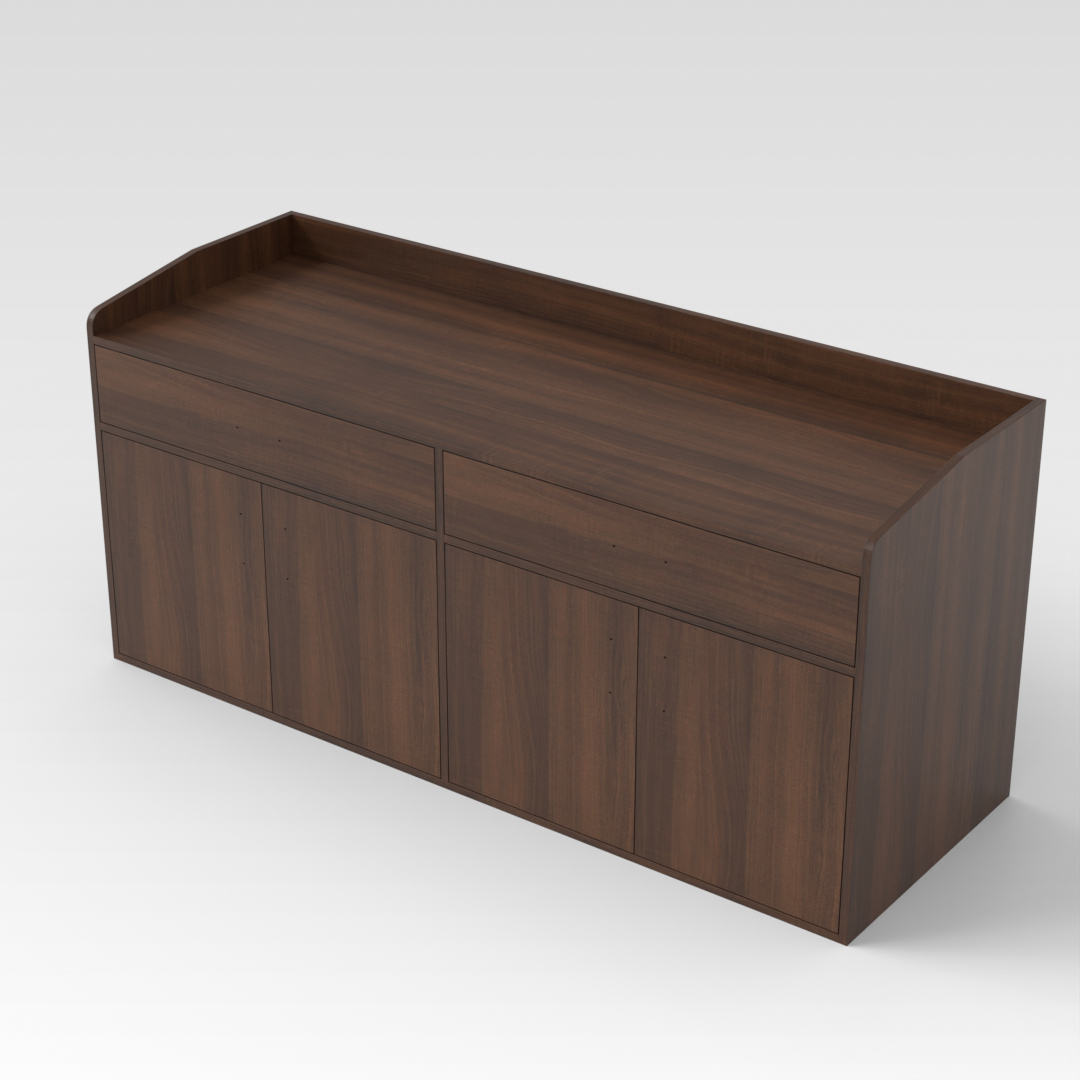 Prairie Oak Shoe Cabinet