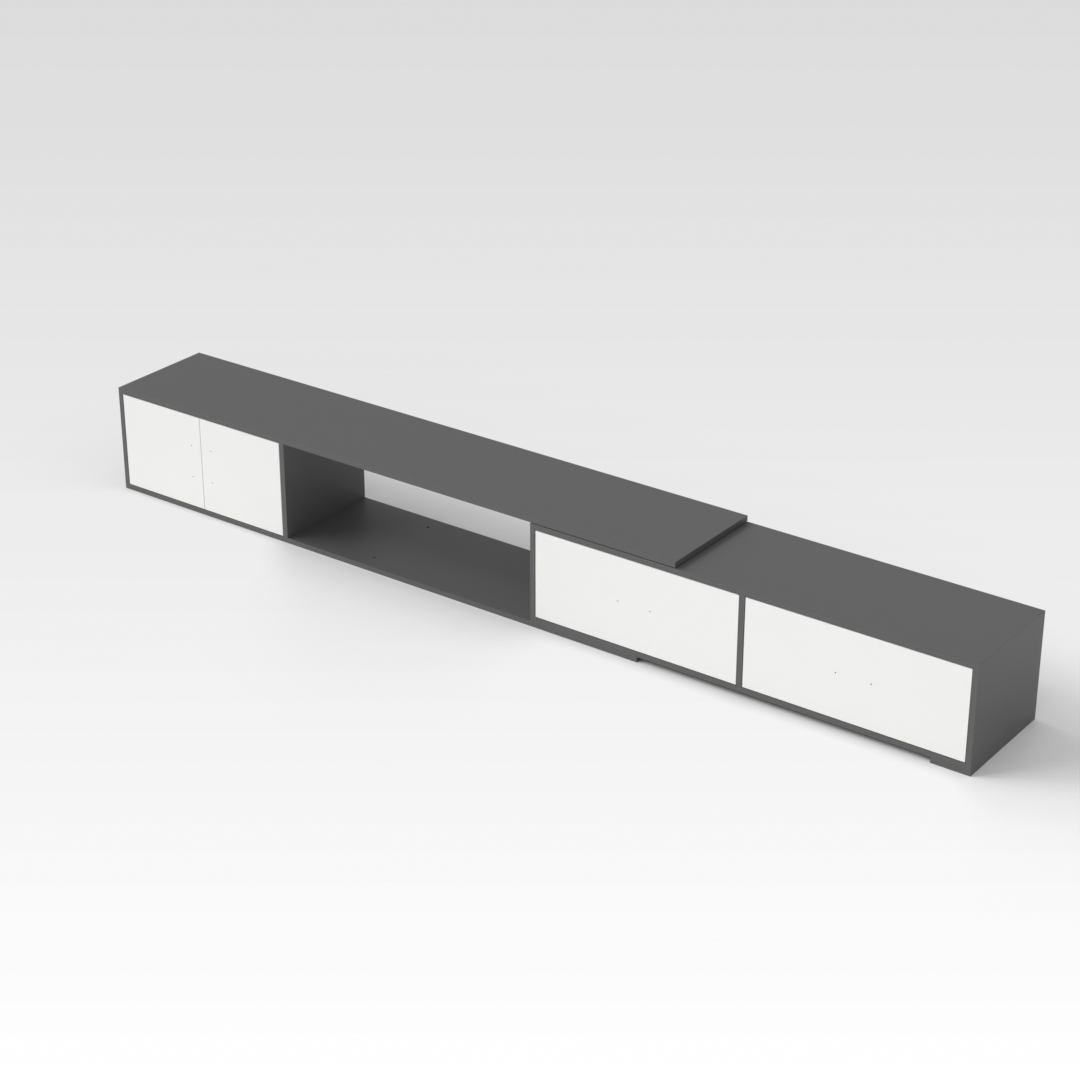 Sky Gray TV Stand