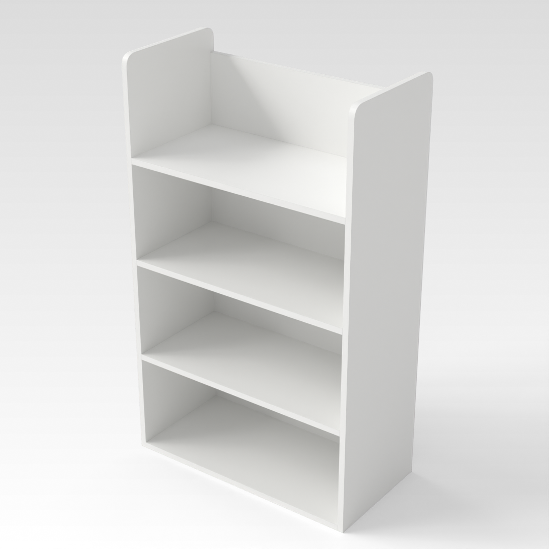 Warm White Bookcase