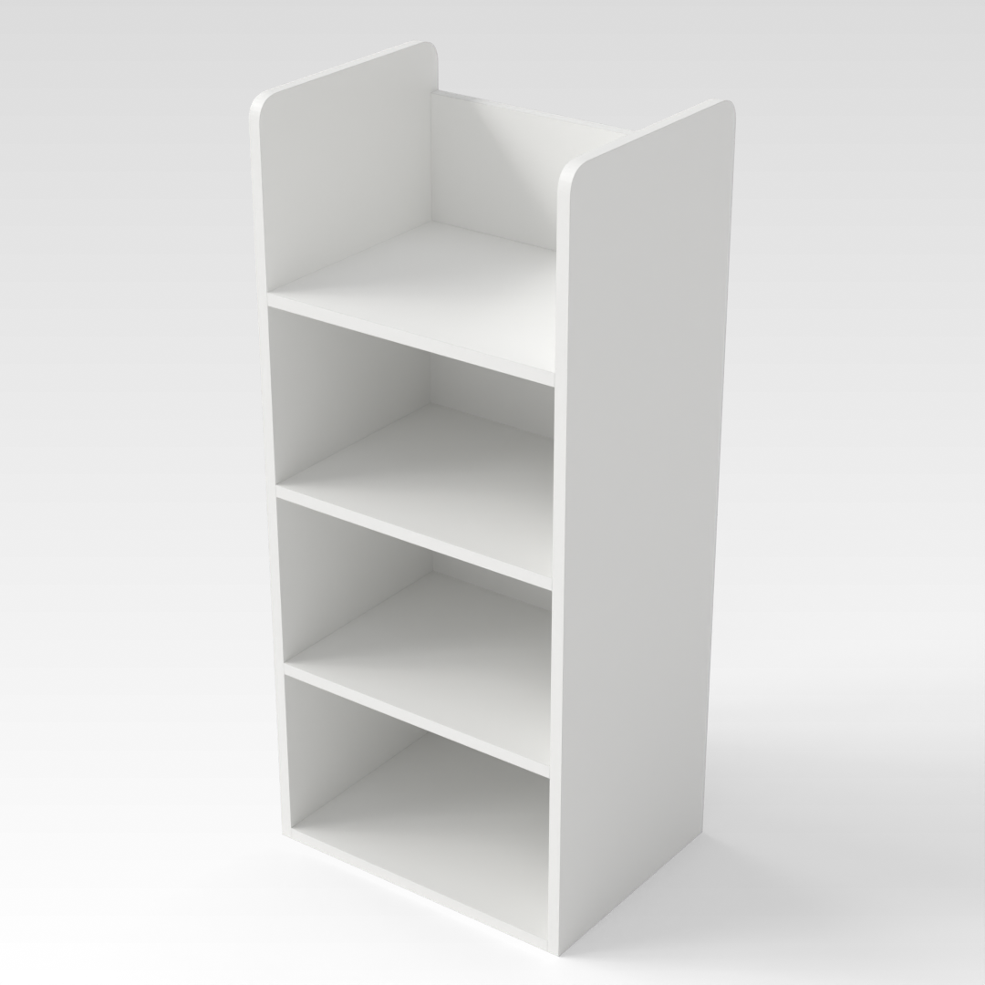 Warm White Bookcase