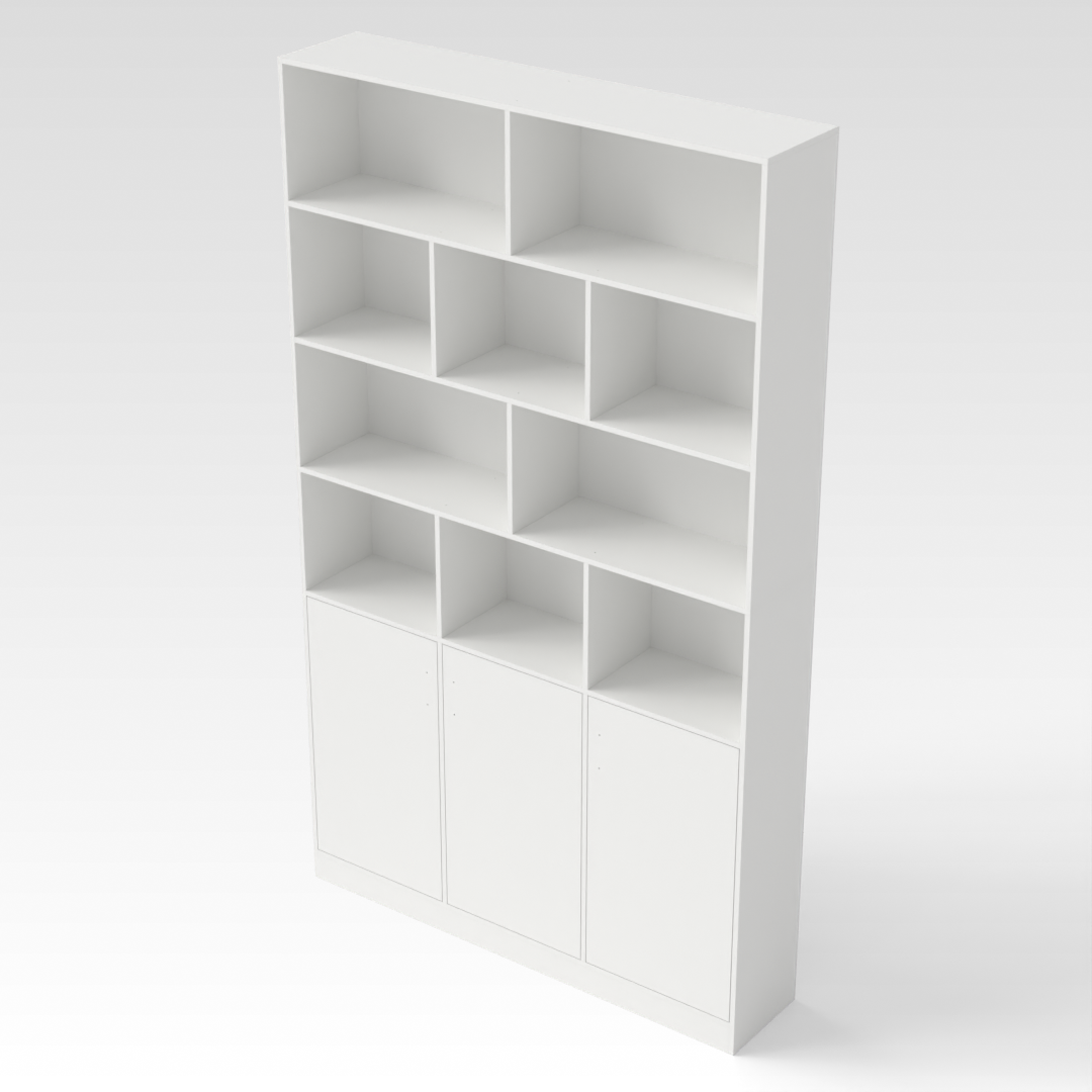 Warm White Bookshelf
