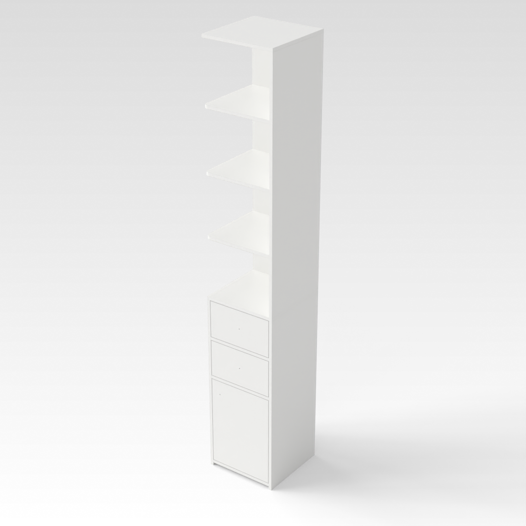 Warm White Bookshelf