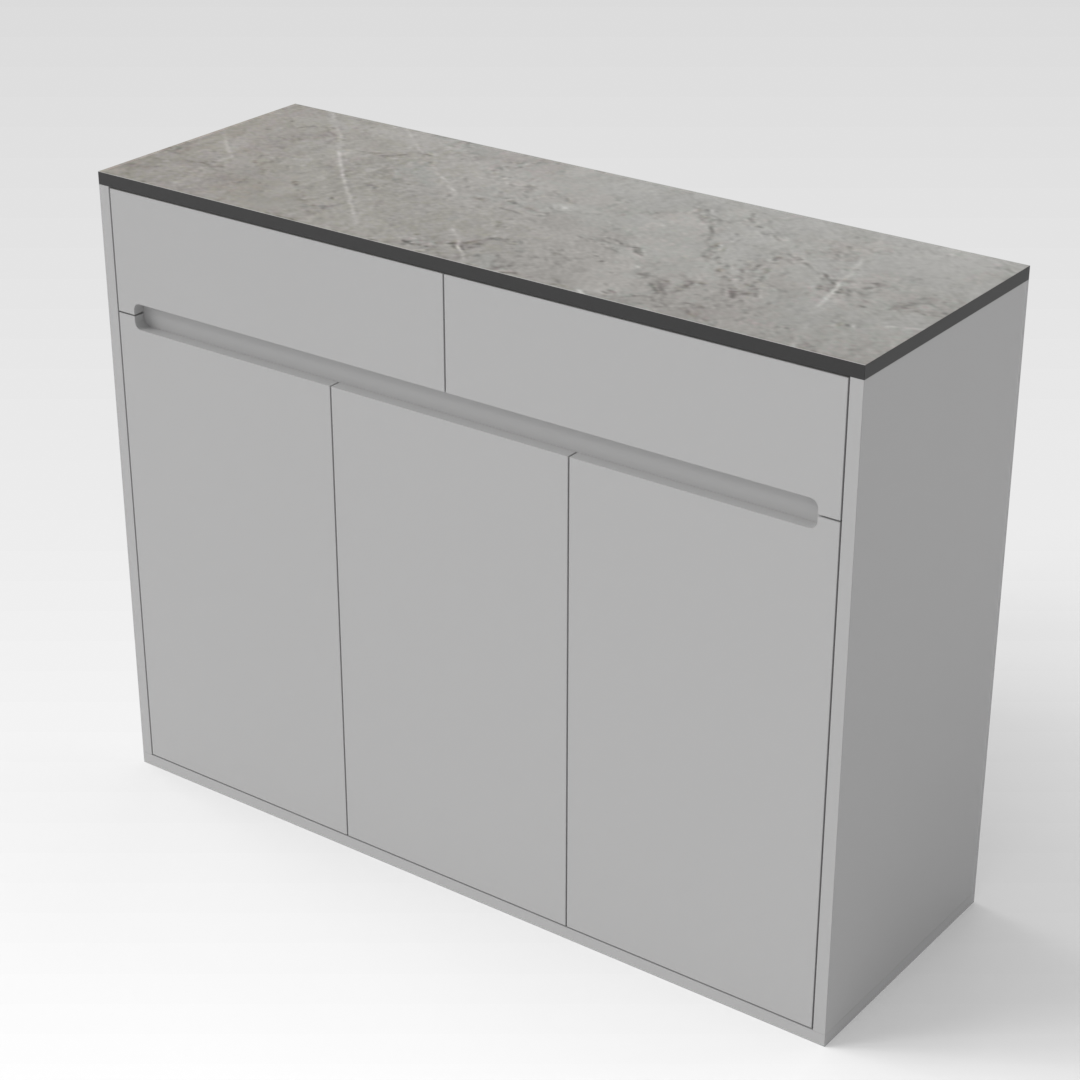 Light Gray Storage Rack