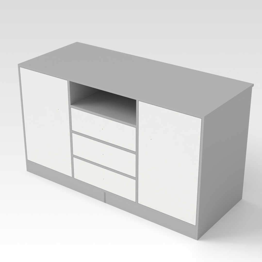 Light Gray TV Stand