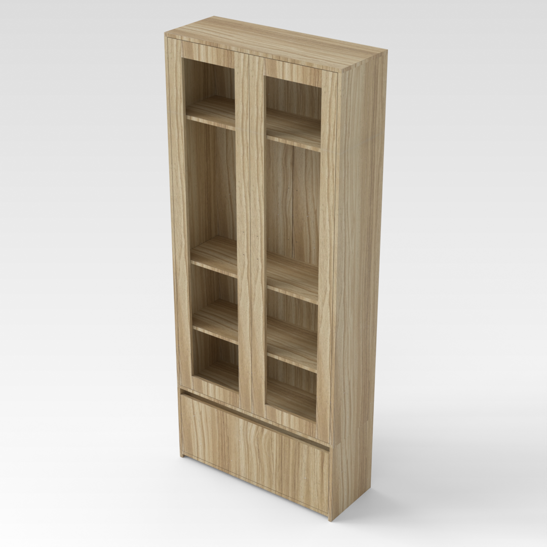 Country Oak Bookcase