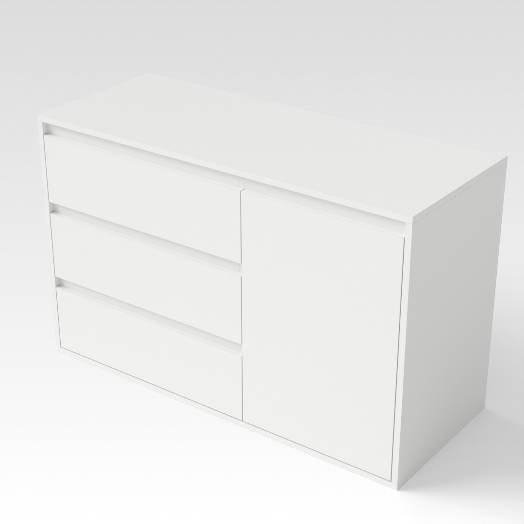 Warm White Dresser