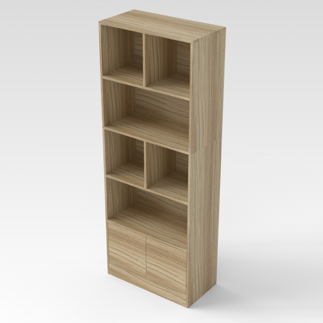 Country Oak Bookcase