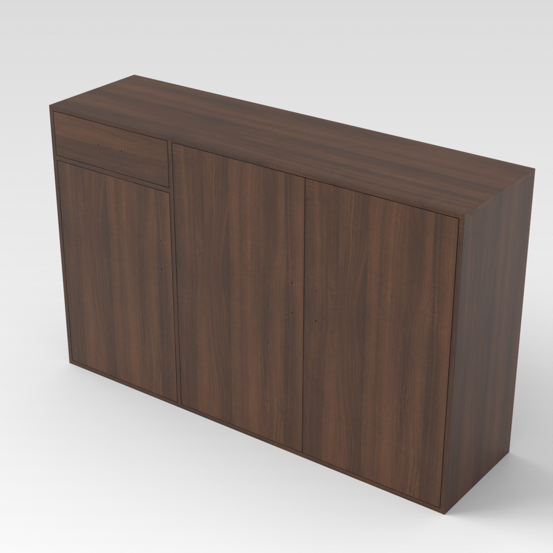 Prairie Oak Shoe Cabinet