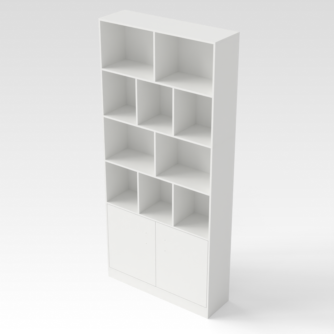 Warm White Bookshelf