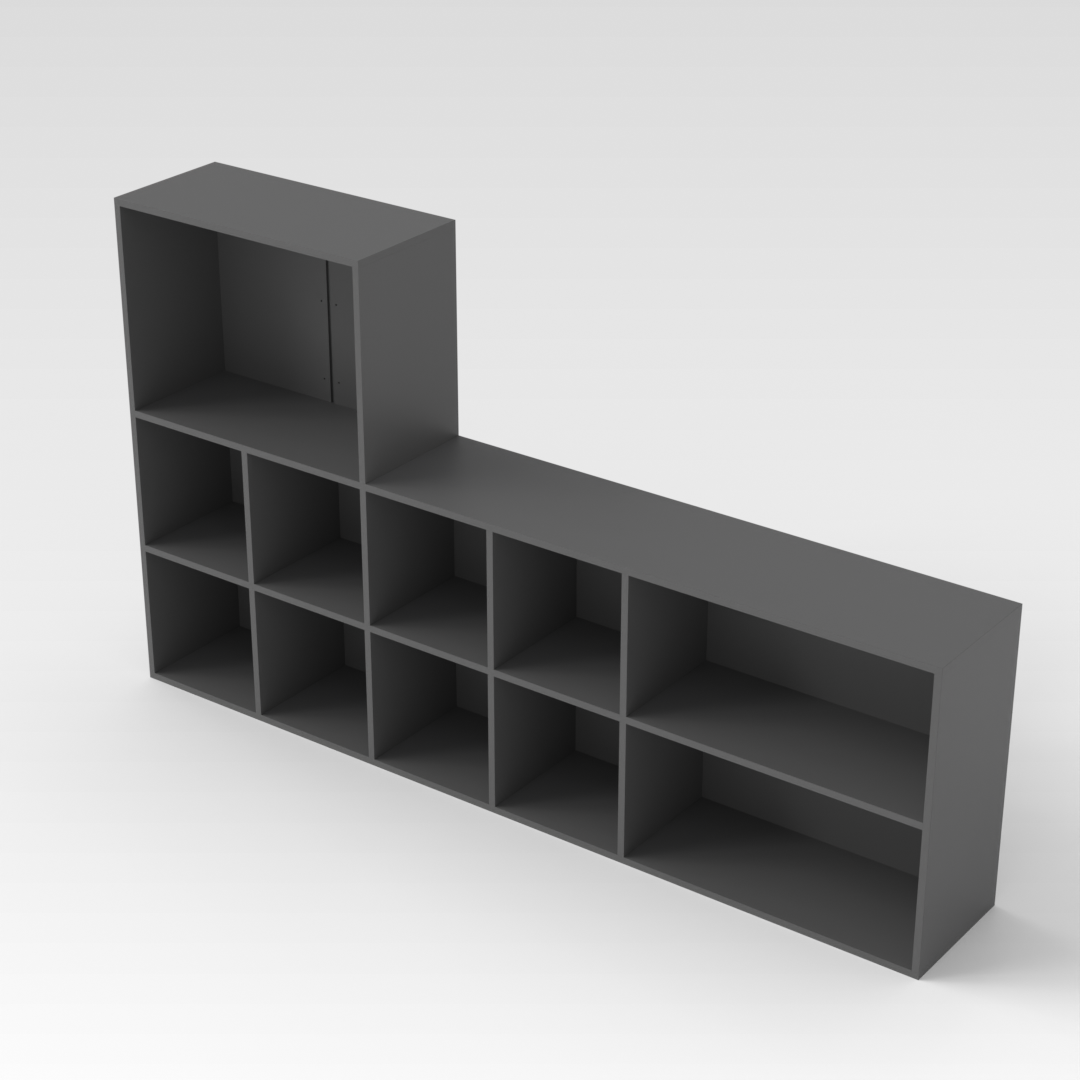 Sky Gray Accent Cabinet