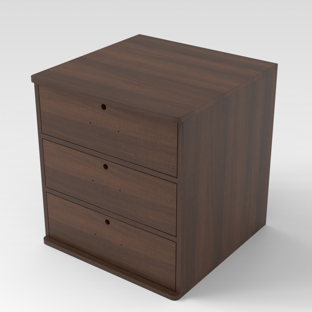Prairie Oak Shoe Cabinet