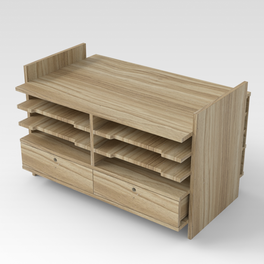 Country Oak Bookcase