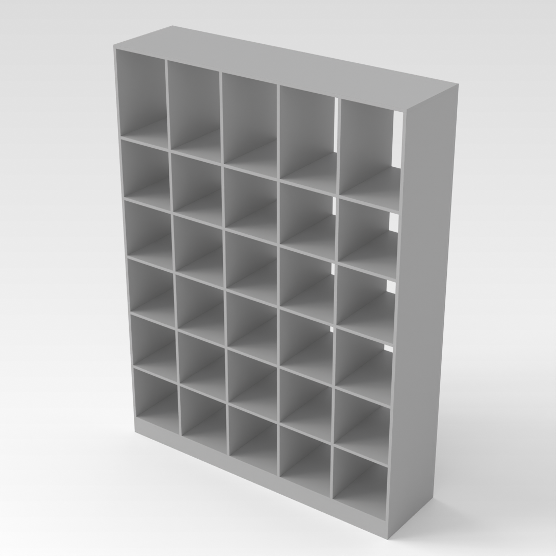 Light Gray Storage Rack
