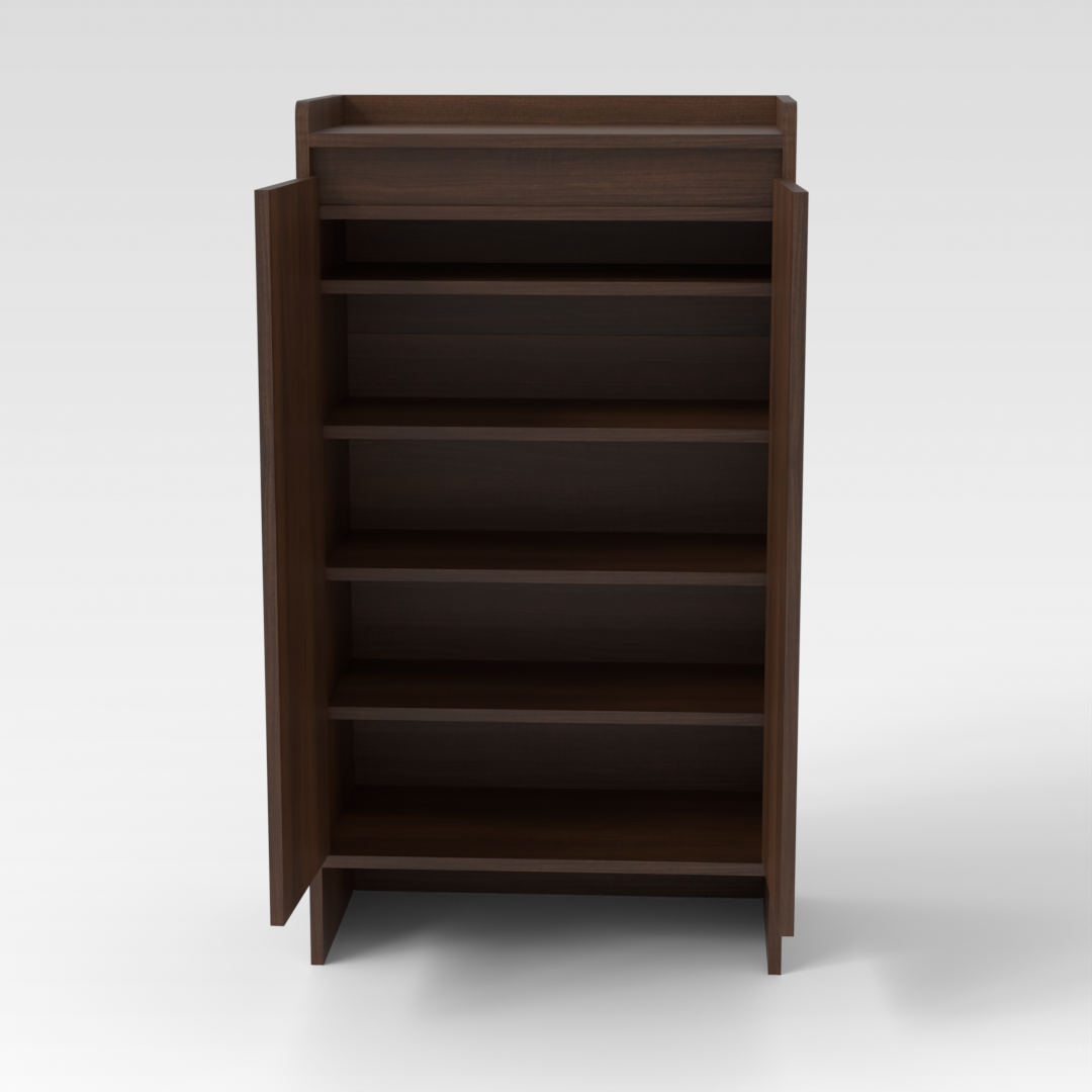 Prairie Oak Shoe Cabinet