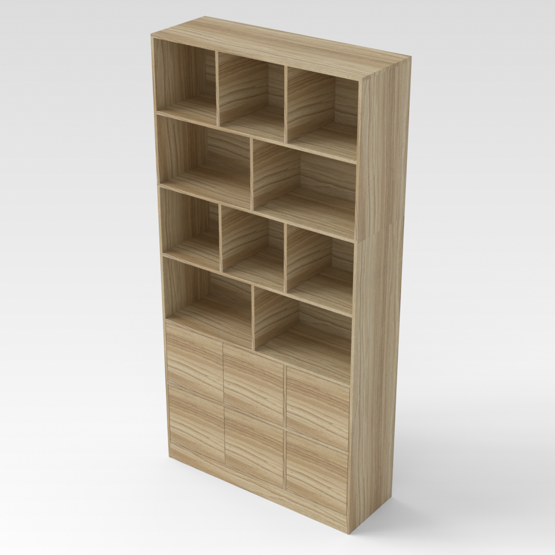 Country Oak Bookshelf