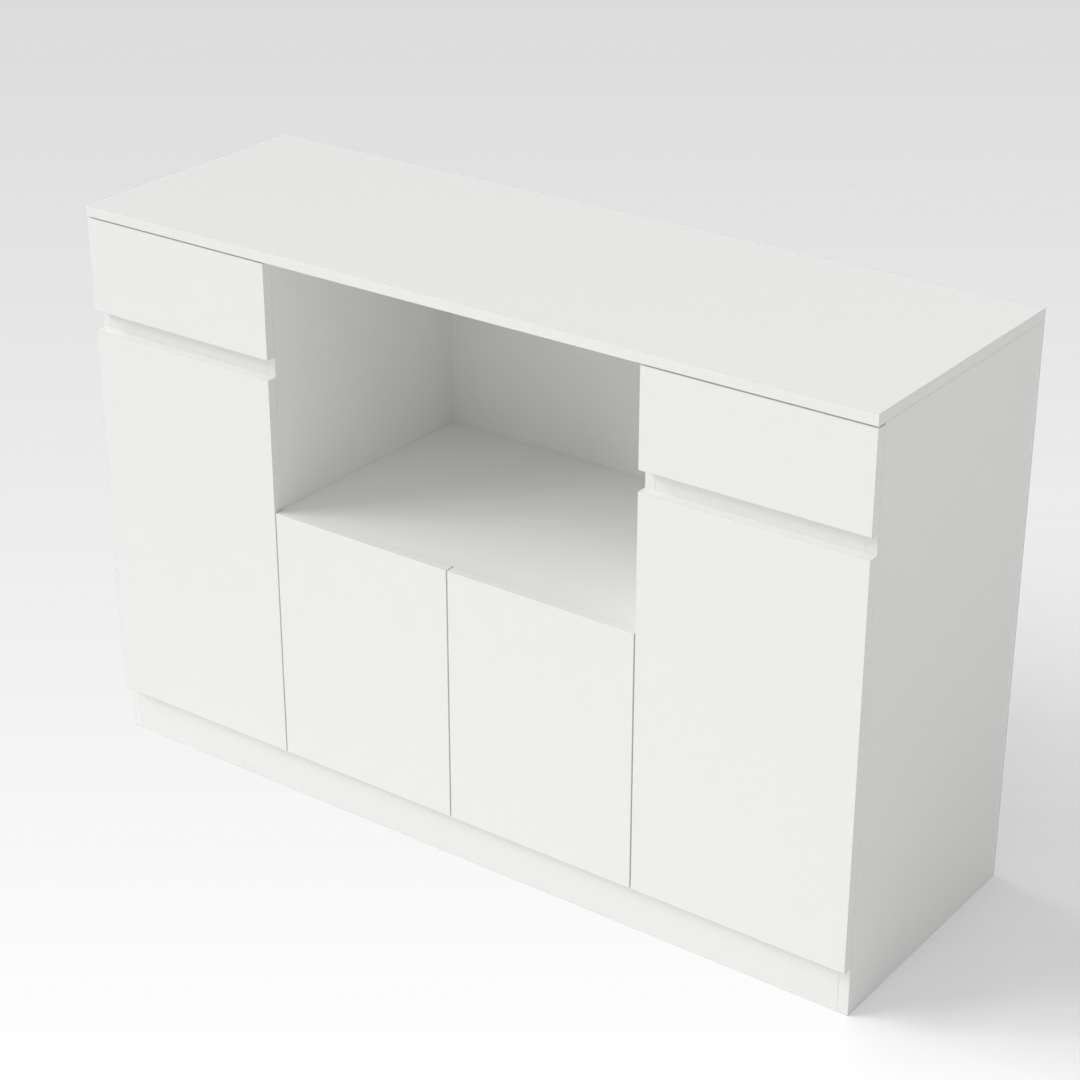 Warm White Sideboard