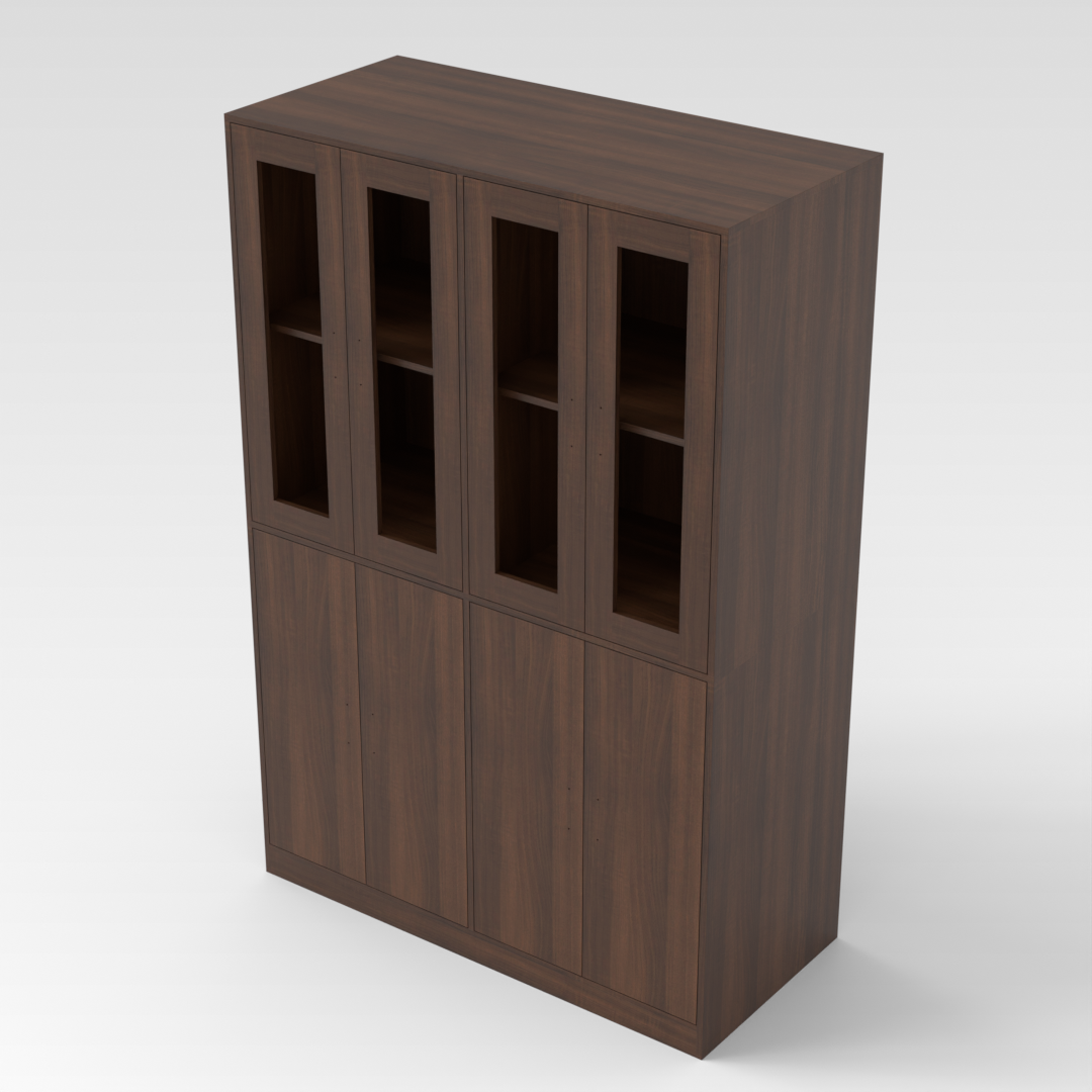 Prairie Oak Wine Cabinet