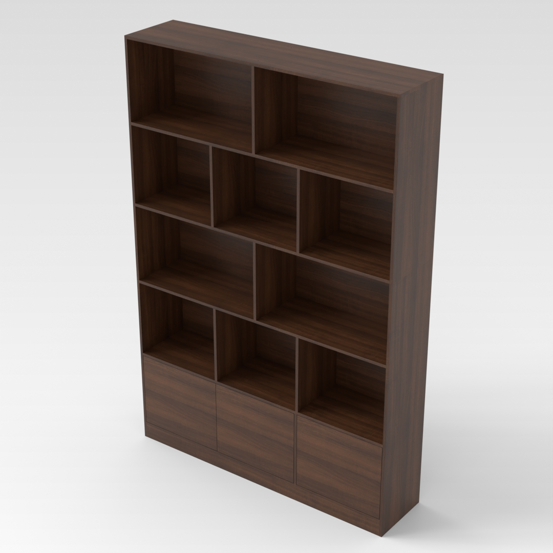 Prairie Oak Bookshelf
