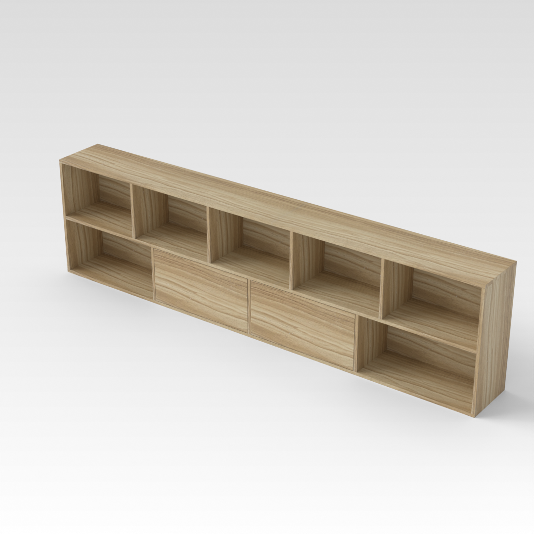 Country Oak Bookcase